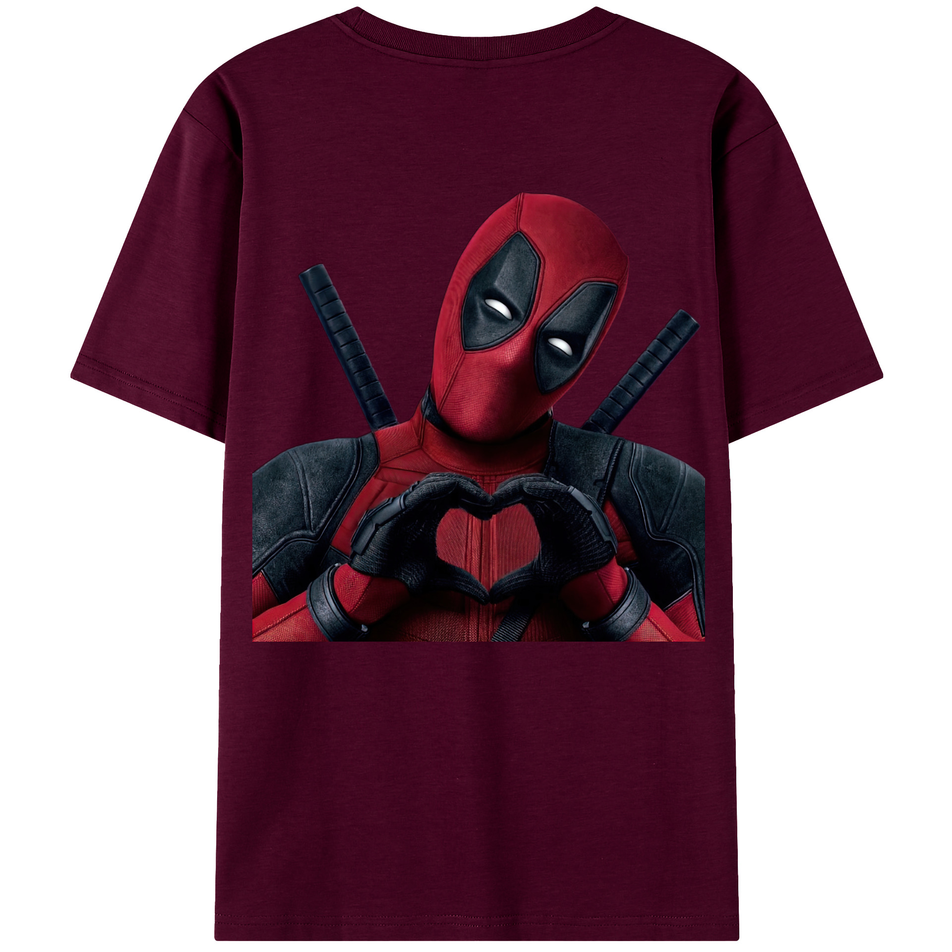 （画像用） Deadpool デッドプール レディース半袖Tシャツ(バックプリント)